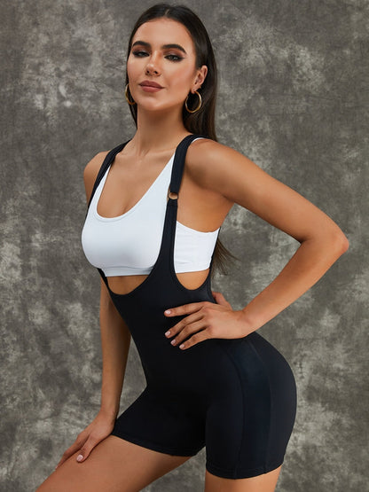 🖤ZASUWA Female PU Faux Leather Strap Overall