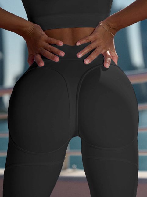 🖤ZASUWA Female Extra Sexy Push-Up "Juicy White" Leggings